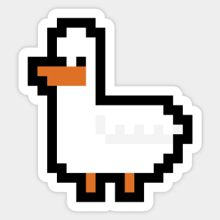 Pixel Duck Sticker